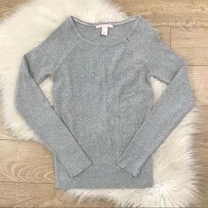 Victoria’s Secret Gray Thermal Long Sleeve Top